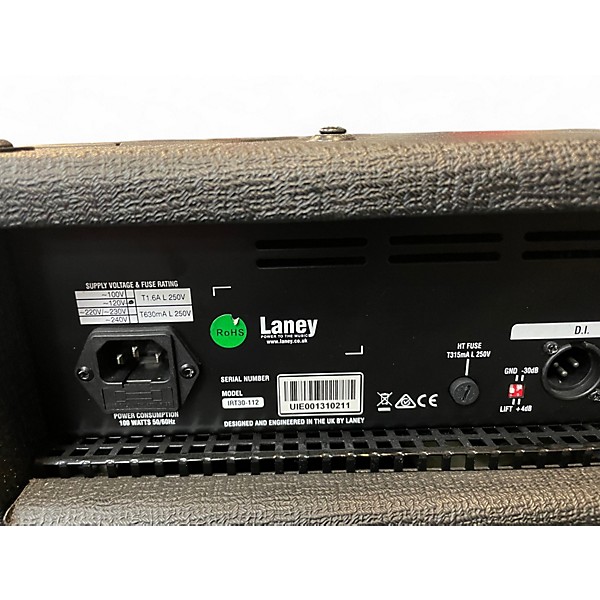 Used Laney IRON HEART IRT30 112 Tube Guitar Combo Amp
