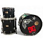 Used Pearl 3 Piece Export Piano Black Drum Kit thumbnail