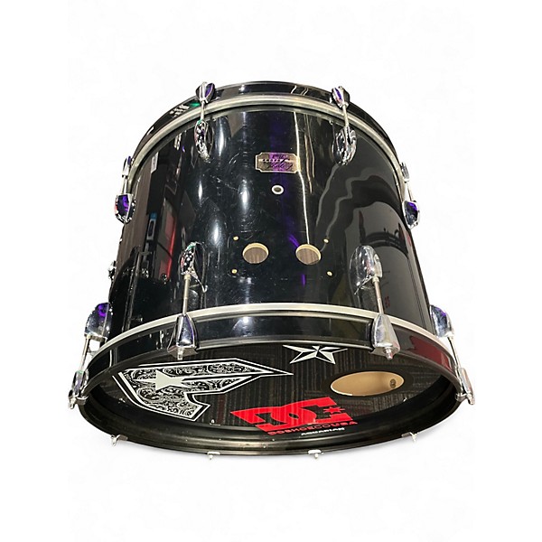 Used Pearl 3 Piece Export Piano Black Drum Kit