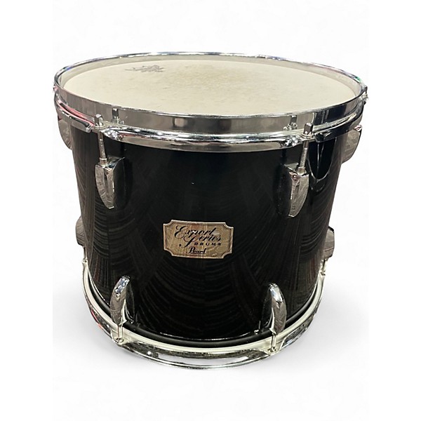 Used Pearl 3 Piece Export Piano Black Drum Kit