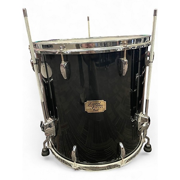 Used Pearl 3 Piece Export Piano Black Drum Kit