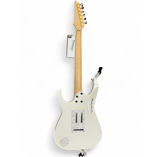 Used Ibanez JEM7V Steve Vai Signature Alpine White Solid Body Electric Guitar