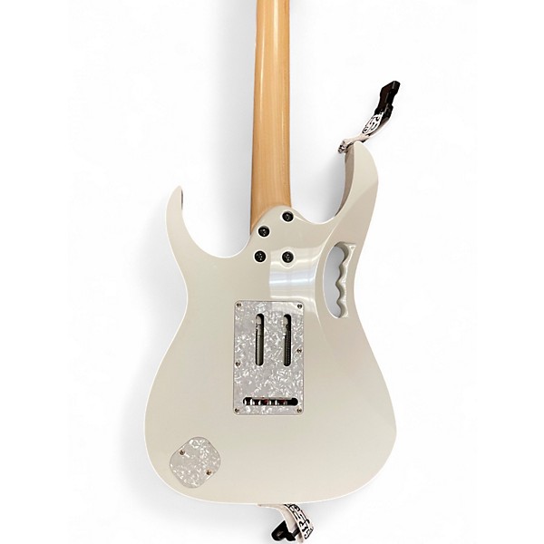 Used Ibanez JEM7V Steve Vai Signature Alpine White Solid Body Electric Guitar