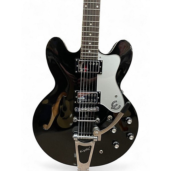 Used Epiphone DOT BP Black Hollow Body Electric Guitar