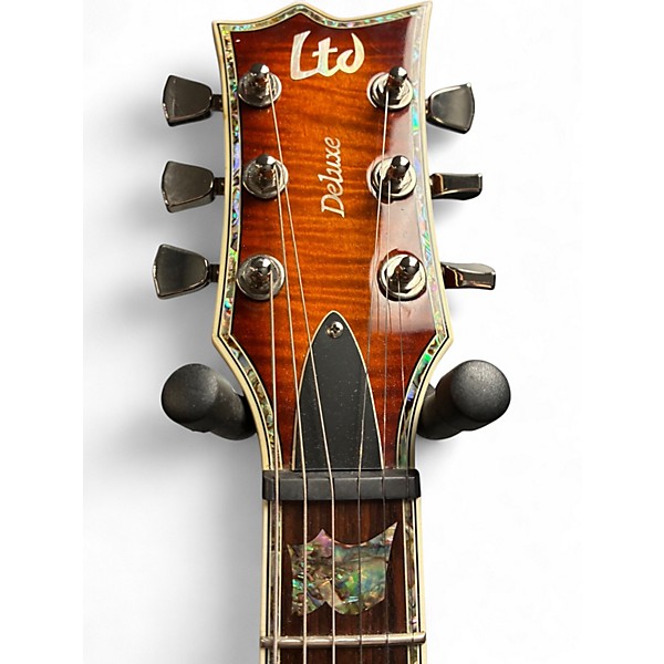 Used ESP LTD EC1000 Brown Sunburst Solid Body Electric Guitar