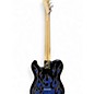 Used Fender Artist Series James Burton Telecaster blue flame Solid Body Electric Guitar