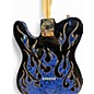Used Fender Artist Series James Burton Telecaster blue flame Solid Body Electric Guitar