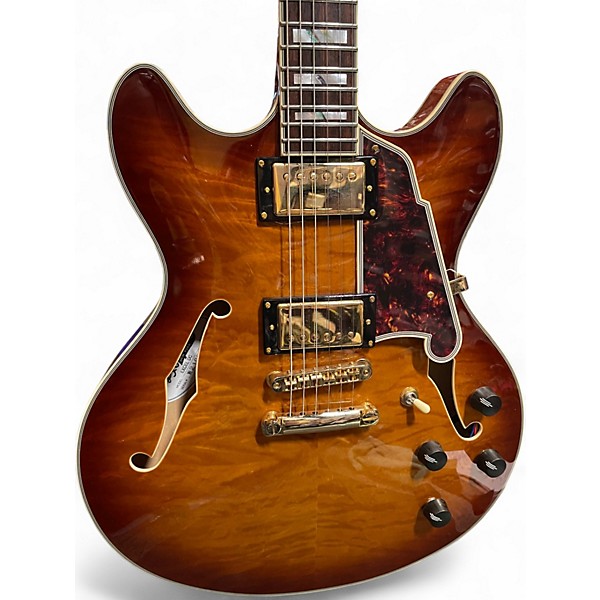 Used D'Angelico EXCEL DC Iced Tea Hollow Body Electric Guitar