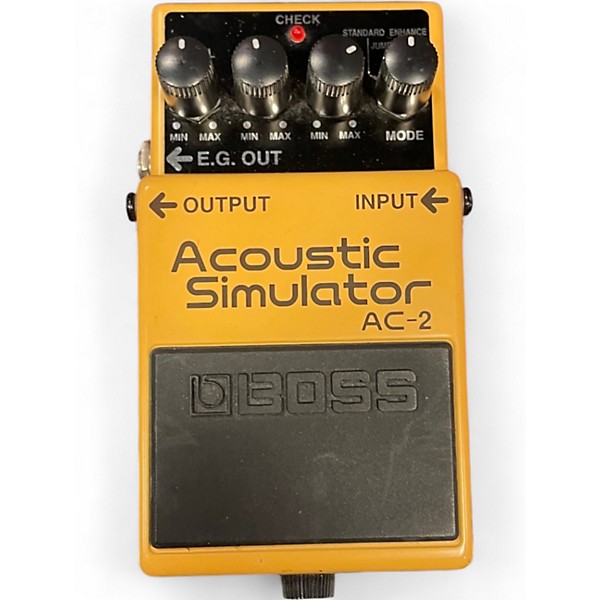Used BOSS AC2 Acoustic Simulator Effect Pedal