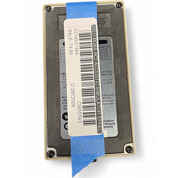 Used BOSS AC2 Acoustic Simulator Effect Pedal