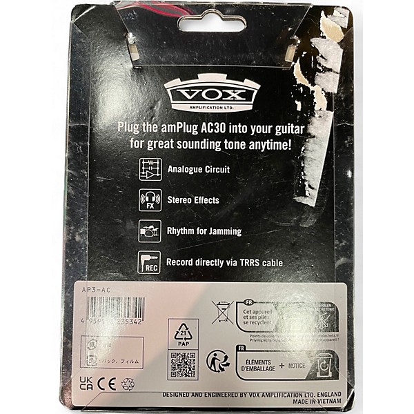 Used VOX AC30 Amplug Battery Powered Amp