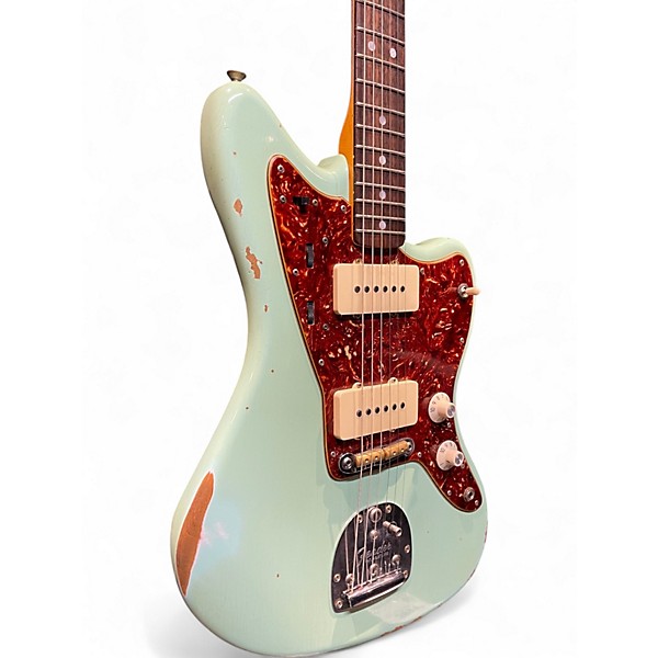 Used 2020 Fender Custom Shop '65 Jazzmaster relic surf green Solid Body Electric Guitar