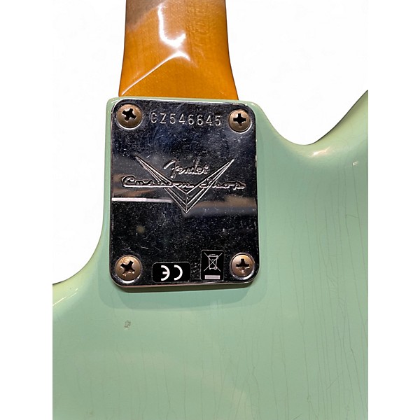 Used 2020 Fender Custom Shop '65 Jazzmaster relic surf green Solid Body Electric Guitar