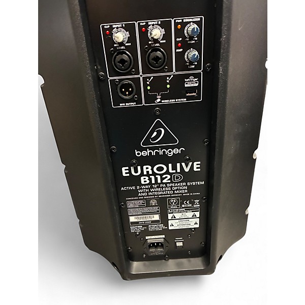 Used Behringer Eurolive b112D Unpowered Speaker