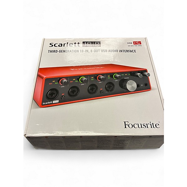 Used Focusrite Scarlett 18i8 Gen 3 Audio Interface