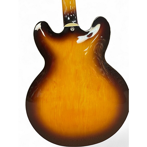 Used Xaviere xv2000  2 Color Sunburst Hollow Body Electric Guitar