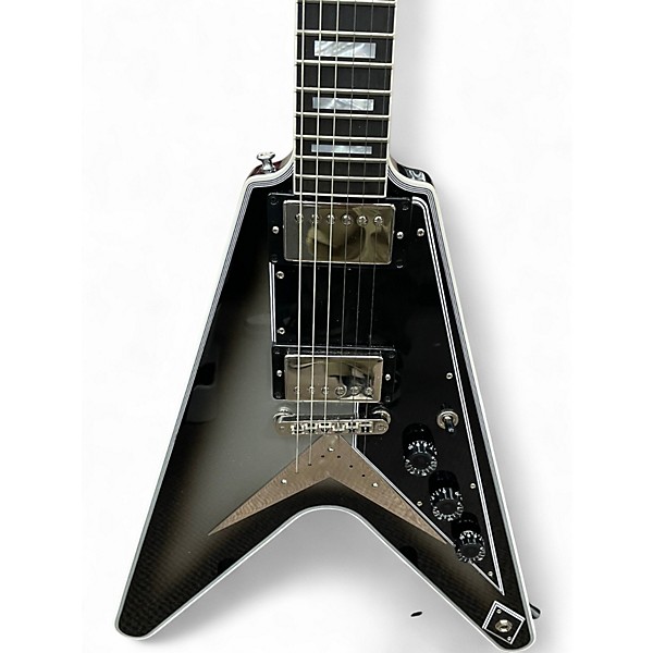 Used 2025 Gibson Flying V Custom Silverburst Solid Body Electric Guitar