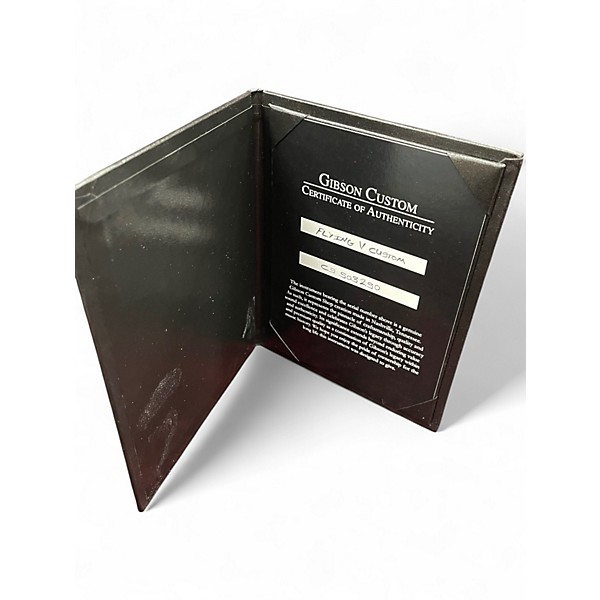 Used 2025 Gibson Flying V Custom Silverburst Solid Body Electric Guitar