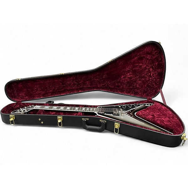 Used 2025 Gibson Flying V Custom Silverburst Solid Body Electric Guitar