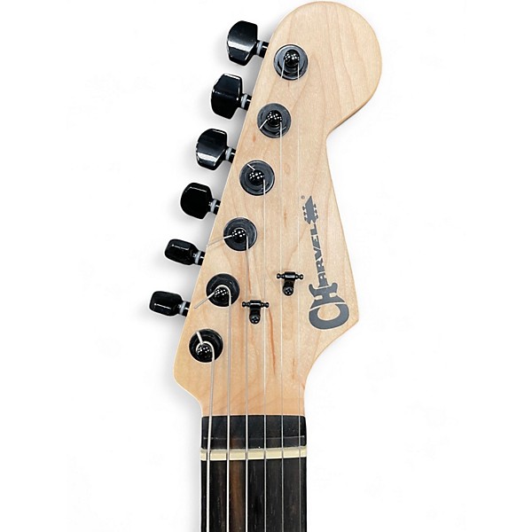 Used Charvel pro mod dk24 hh ht Satin Black Solid Body Electric Guitar