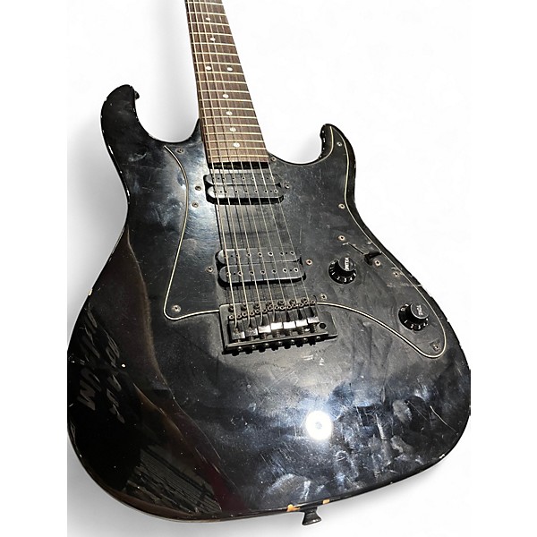 Used Ibanez GIO 7-STRING Black Solid Body Electric Guitar