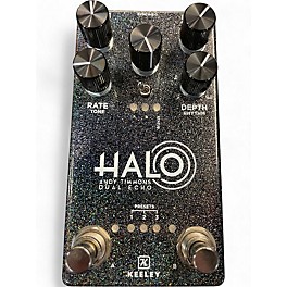 Used Keeley Halo Dual Echo Delay Limited Edition Cosmos Finish Effect Pedal