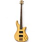 Used Schecter Guitar Research Stiletto Custom 4 String Natural Electric Bass Guitar thumbnail