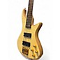 Used Schecter Guitar Research Stiletto Custom 4 String Natural Electric Bass Guitar