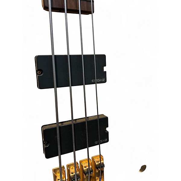 Used Schecter Guitar Research Stiletto Custom 4 String Natural Electric Bass Guitar