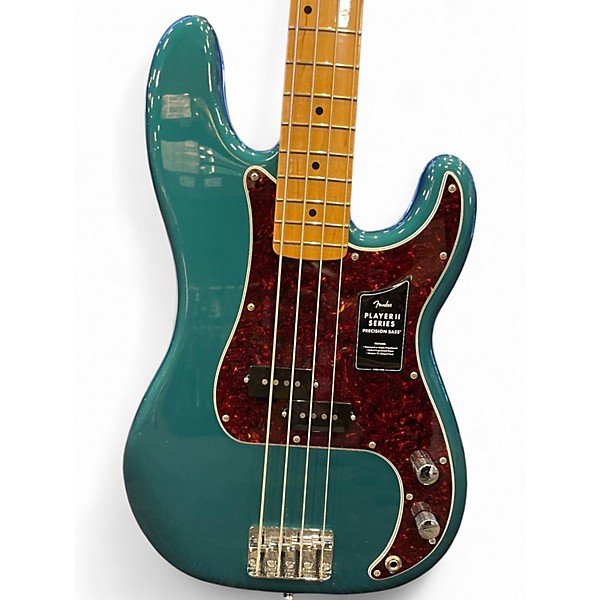 Used Fender Player 2 Precision Bass Ocean Turquoise Electric Bass Guitar