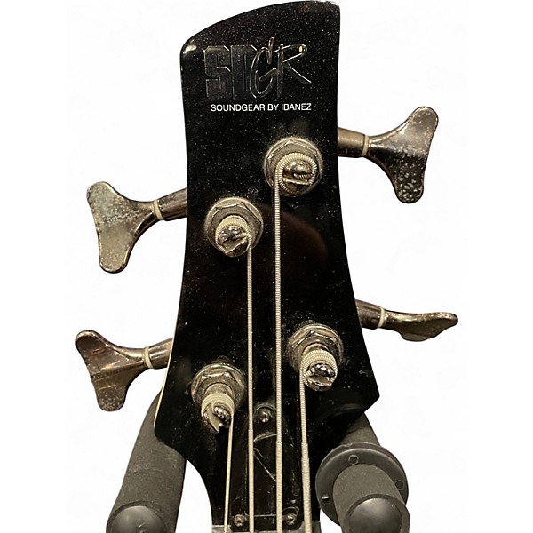 Used Ibanez SR300 Left Handed Black Electric Bass Guitar