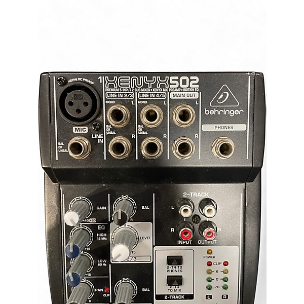 Used Behringer Xenyx 502 Unpowered Mixer