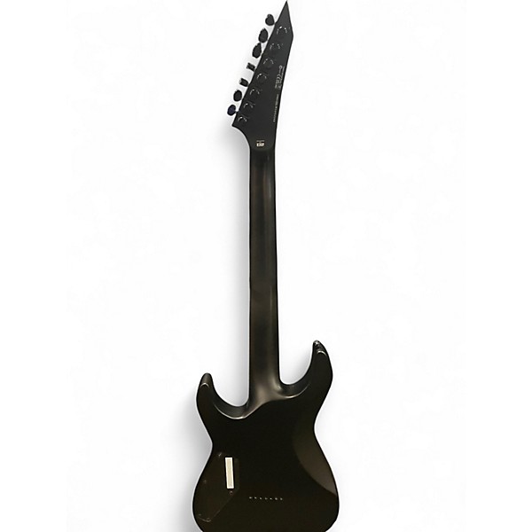 Used ESP LTD M-HT Black Metal Black Solid Body Electric Guitar