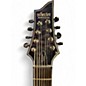 Used Schecter Guitar Research Hellraiser C8 Hybrid Trans Black Solid Body Electric Guitar