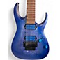Used Ibanez RGA7420FM Blue Solid Body Electric Guitar