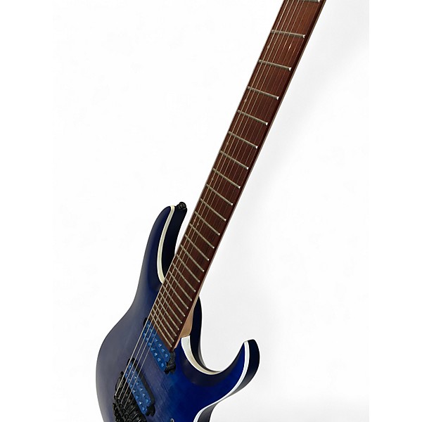 Used Ibanez RGA7420FM Blue Solid Body Electric Guitar