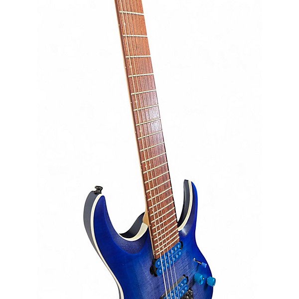 Used Ibanez RGA7420FM Blue Solid Body Electric Guitar