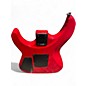 Used Jackson JS34Q Dinky Trans Red Solid Body Electric Guitar
