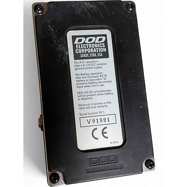 Used DOD FX66 Flashback Fuzz Effect Pedal