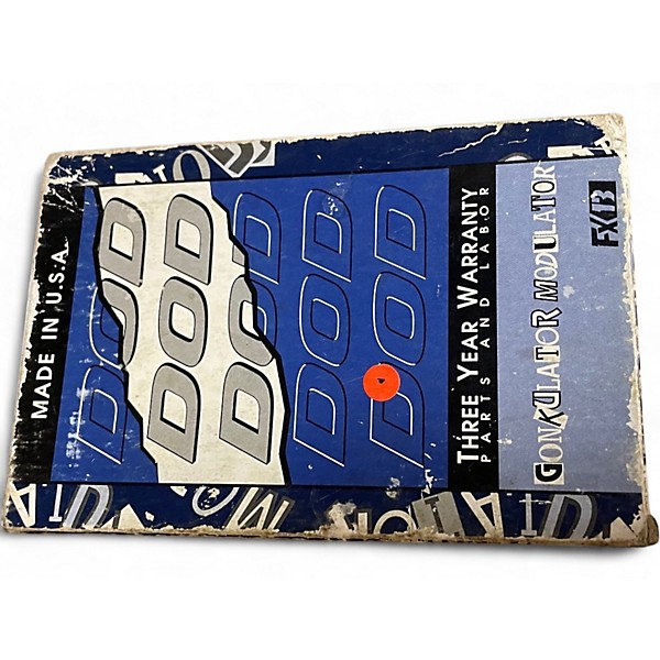 Used DOD FX13 Gonkulator Modulator Effect Pedal