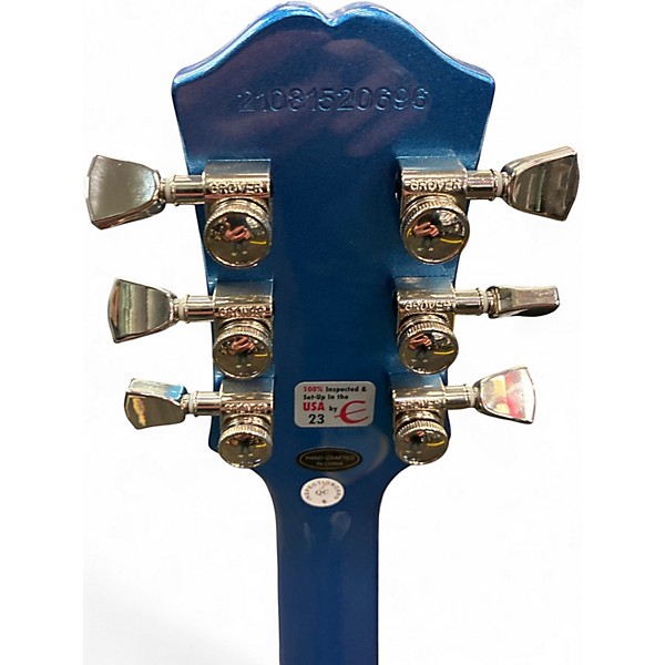 Used Epiphone LES PAUL STANDARD SPARKLE BLUE Solid Body Electric Guitar