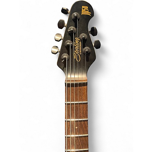 Used Sterling by Music Man JP50 John Petrucci Signature Black Solid Body Electric Guitar