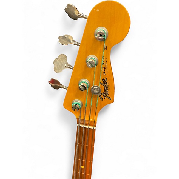 Used Fender Jaco Pastorius Signature Fretless Jazz Bass Sunburst Electric Bass Guitar