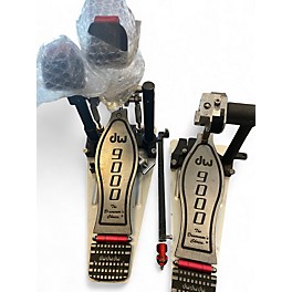 Used DW 9000 Series Double Double Bass Drum Pedal
