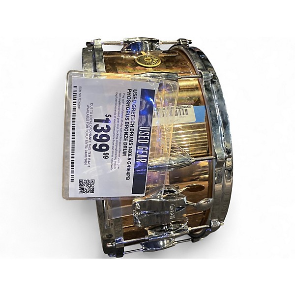 Used Gretsch Drums 14X6.5 G4164PB Phoshorus Bronze Drum