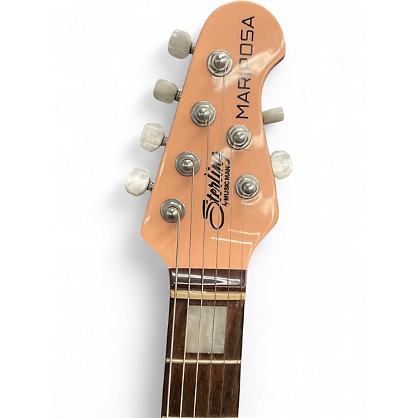 Used Sterling by Music Man MARIPOSA  Shell Pink Solid Body Electric Guitar