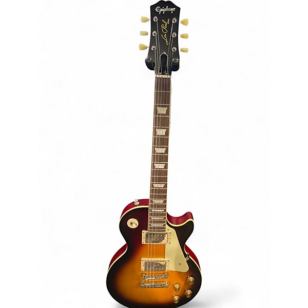 Used Epiphone 1959 Inspired By Gibson Les Paul Tobacco Sunburst Solid Body Electric Guitar