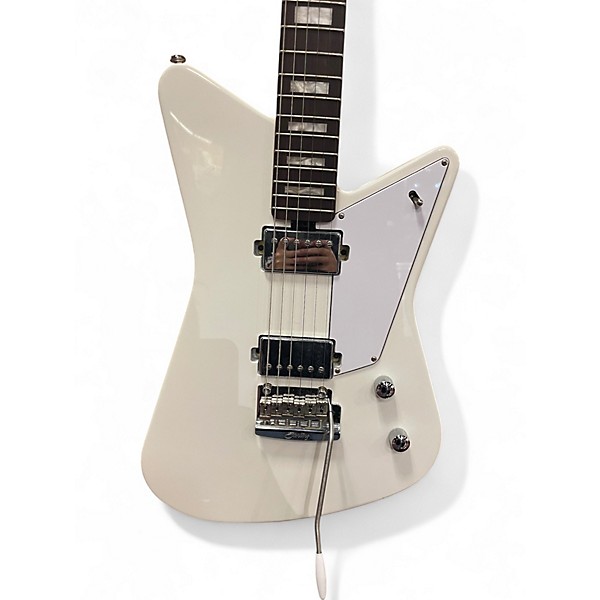 Used Sterling by Music Man MARIPOSA White Solid Body Electric Guitar