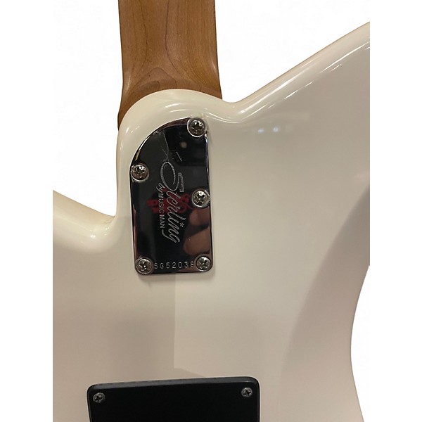 Used Sterling by Music Man MARIPOSA White Solid Body Electric Guitar