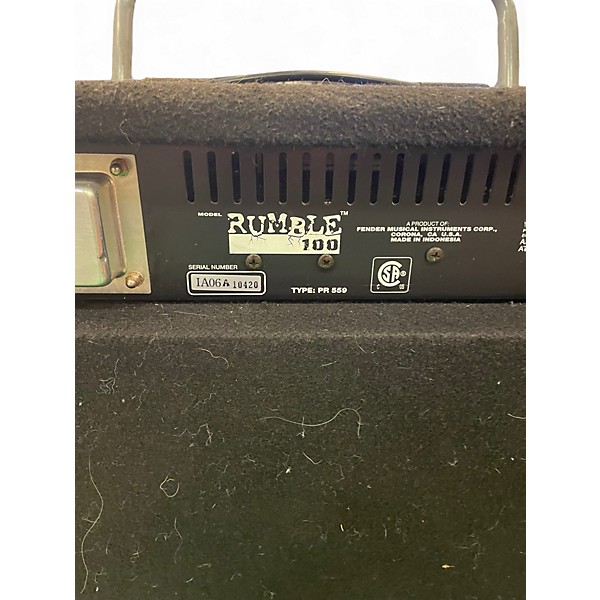 Used Fender Rumble 100/210 100W 2x10 Bass Combo Amp